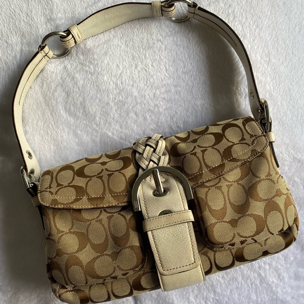 Vintage Y2K Coach Soho Braided Buckle With Double Pockets